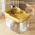 Cat Water Fountain Auto Filter Transparent Cat Drinker USB Anti-Dry Burning