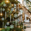 Christmas Crystal Ornament Set 24 Piece