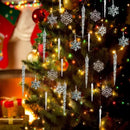Christmas Crystal Ornament Set 24 Piece