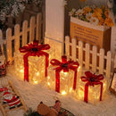 Christmas Gift Box Set with LED Light String