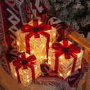 Christmas Gift Box Set with LED Light String