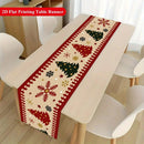 Christmas Table Runner Snowflake Print