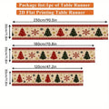 Christmas Table Runner Snowflake Print