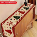 Christmas Table Runner Snowflake Print