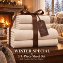 Christmas Themed Luxury Sheet Set Winter Special Fitted Bedding Ultra Soft