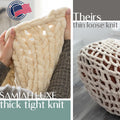 Chunky Knit Throw Blanket