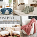 Chunky Knit Throw Blanket
