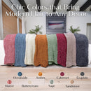 Chunky Knit Throw Blanket