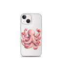 Hearts Octopus Clear Case for iPhone®