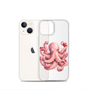 Hearts Octopus Clear Case for iPhone®