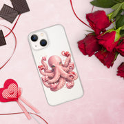Hearts Octopus Clear Case for iPhone®