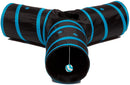 Collapsible 3-Way Cat Play Tunnel