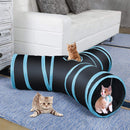 Collapsible 3-Way Cat Play Tunnel