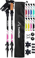 Collapsible Aluminum Trekking Poles Pair