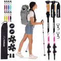 Collapsible Aluminum Trekking Poles Pair