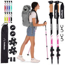 Collapsible Aluminum Trekking Poles Pair