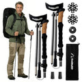 Collapsible Aluminum Trekking Poles Pair