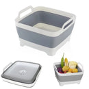 Collapsible Silicone Camp Sink with Drain Plug