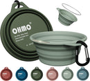 Collapsible Silicone Pet Travel Bowls, 2-Pack