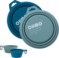 Collapsible Silicone Pet Travel Bowls, 2-Pack