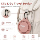 Collapsible Silicone Pet Travel Bowls, 2-Pack