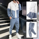 Colorblock Hoodie Jogger Set