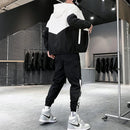 Colorblock Hoodie Jogger Set