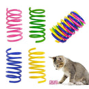 Colorful Cat Spring Toys, 12-Pack