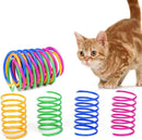 Colorful Cat Spring Toys, 12-Pack