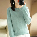 Crew Neck Relaxed Knit Sweater