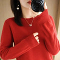 Crew Neck Relaxed Knit Sweater