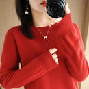 Crew Neck Relaxed Knit Sweater