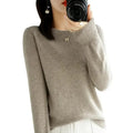 Crew Neck Relaxed Knit Sweater