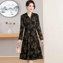 Dark Floral Autumn Dress