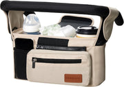 Deluxe Stroller Organizer Caddy with Dual Insulated Cup Holders