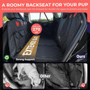 Dog Car Back Seat Extender Bridge