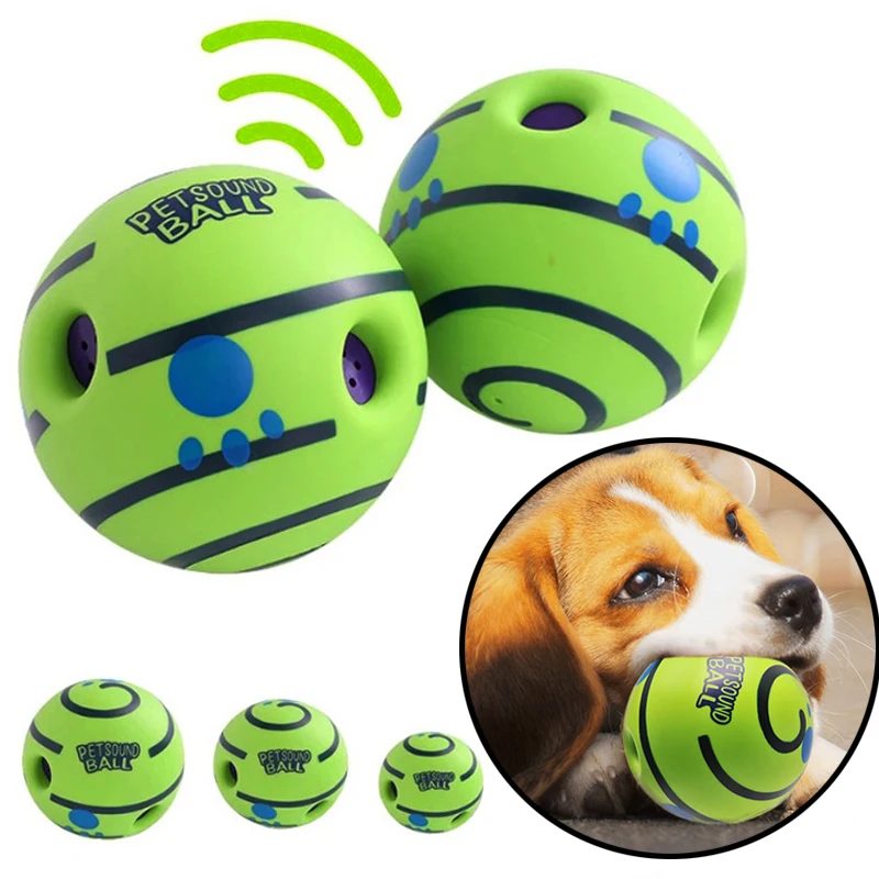 Dog Toy Wobble Wag Giggle Ball Getting Dog Attention Toy Fun Giggle Sounds When