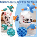 Dog Toys Interactive Plush Cat Dog Toys for Aggressive Chewers Cats Dogs,Chew Sq