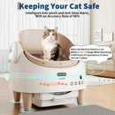Draw-Out Fully Enclosed Pet Cat Litter Box With Large Space Removable
