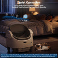Draw-Out Fully Enclosed Pet Cat Litter Box With Large Space Removable