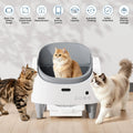 Draw-Out Fully Enclosed Pet Cat Litter Box With Large Space Removable
