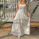 Drop-Waist Knit Maxi Dress