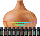 Electric Aroma Diffuser + Essential Oil Gift Set