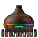 Electric Aroma Diffuser + Essential Oil Gift Set