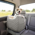 Elevated Dog Car Booster Seat with Safety Tether