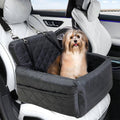 Elevated Dog Car Booster Seat with Safety Tether