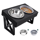 Elevated Raised Slow Feeder Dog Bowl