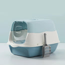 Enclosed Hooded Cat Litter Box with Lid