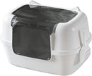Enclosed Hooded Cat Litter Box with Lid