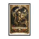 Death Before Decaf Framed Poster